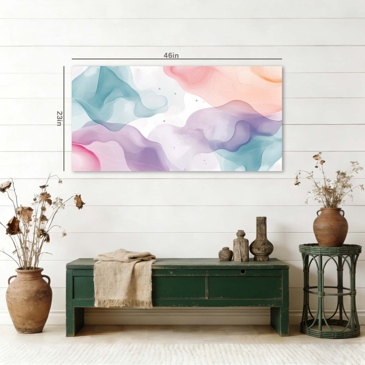 Pink Abstract Nature Wall Art Art Deco Painting Prints Canvas Artwork Living Room Family Bedroom Office Decor