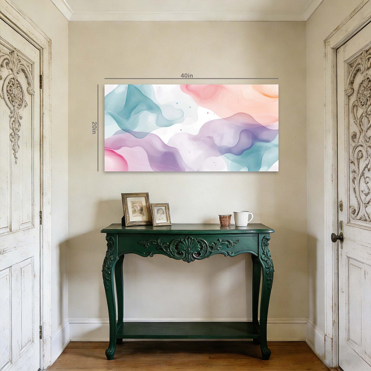 Pink Abstract Nature Wall Art Art Deco Painting Prints Canvas Artwork Living Room Family Bedroom Office Decor