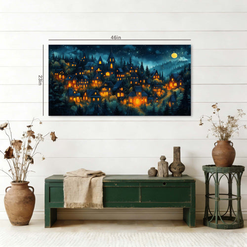 Black Nature Wall Art for Living Room Canvas Painting Prints Art Deco Artwork Office Bedroom Decor