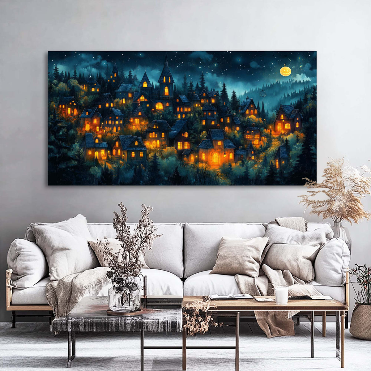 Black Nature Wall Art for Living Room Canvas Painting Prints Art Deco Artwork Office Bedroom Decor