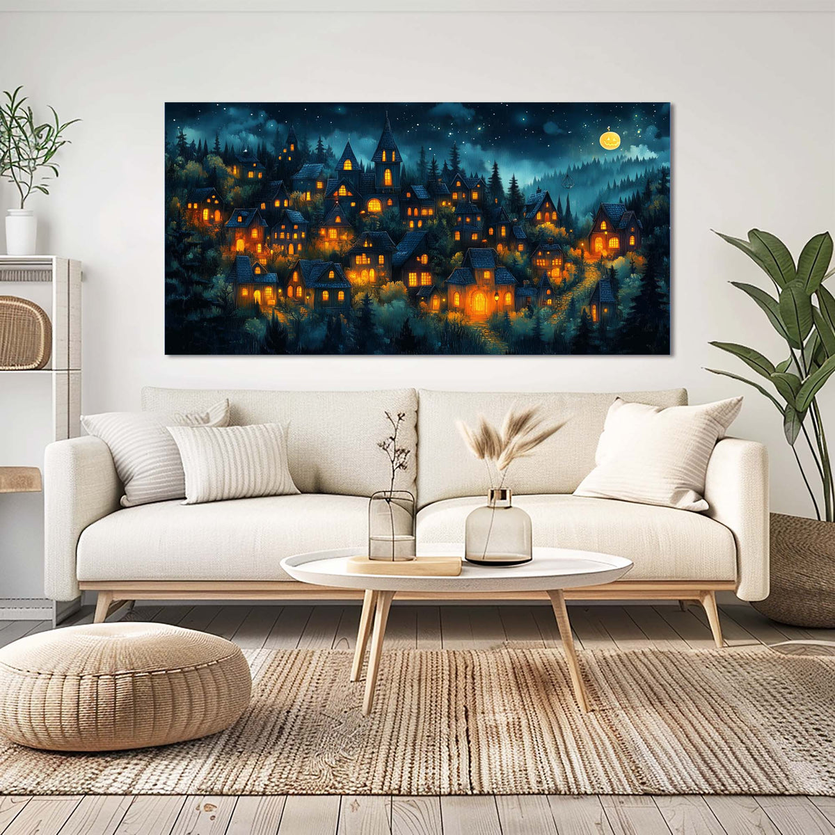 Black Nature Wall Art for Living Room Canvas Painting Prints Art Deco Artwork Office Bedroom Decor