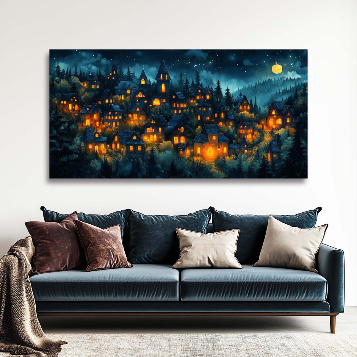 Black Nature Wall Art for Living Room Canvas Painting Prints Art Deco Artwork Office Bedroom Decor