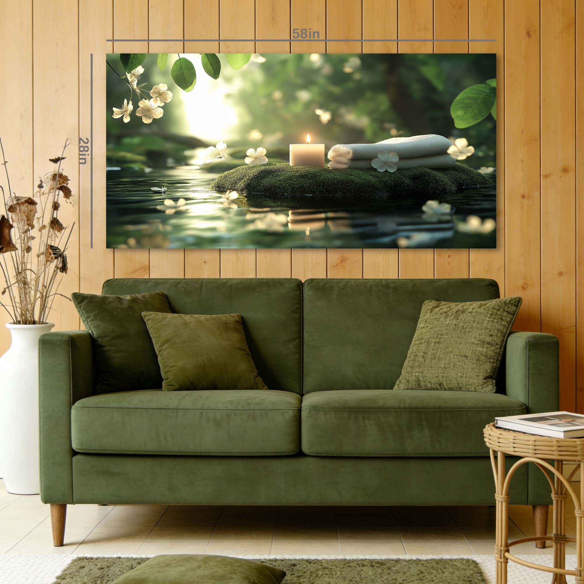 Beige Wildlife Nature Wall Art Art Deco Painting Prints Canvas Artwork Living Room Family Bedroom Office Decor