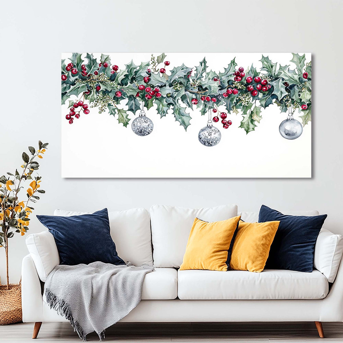 Cyan Wildlife Nature Wall Art Modern Canvas Painting Prints Artwork Office Hallway Bedroom Living Room Decor