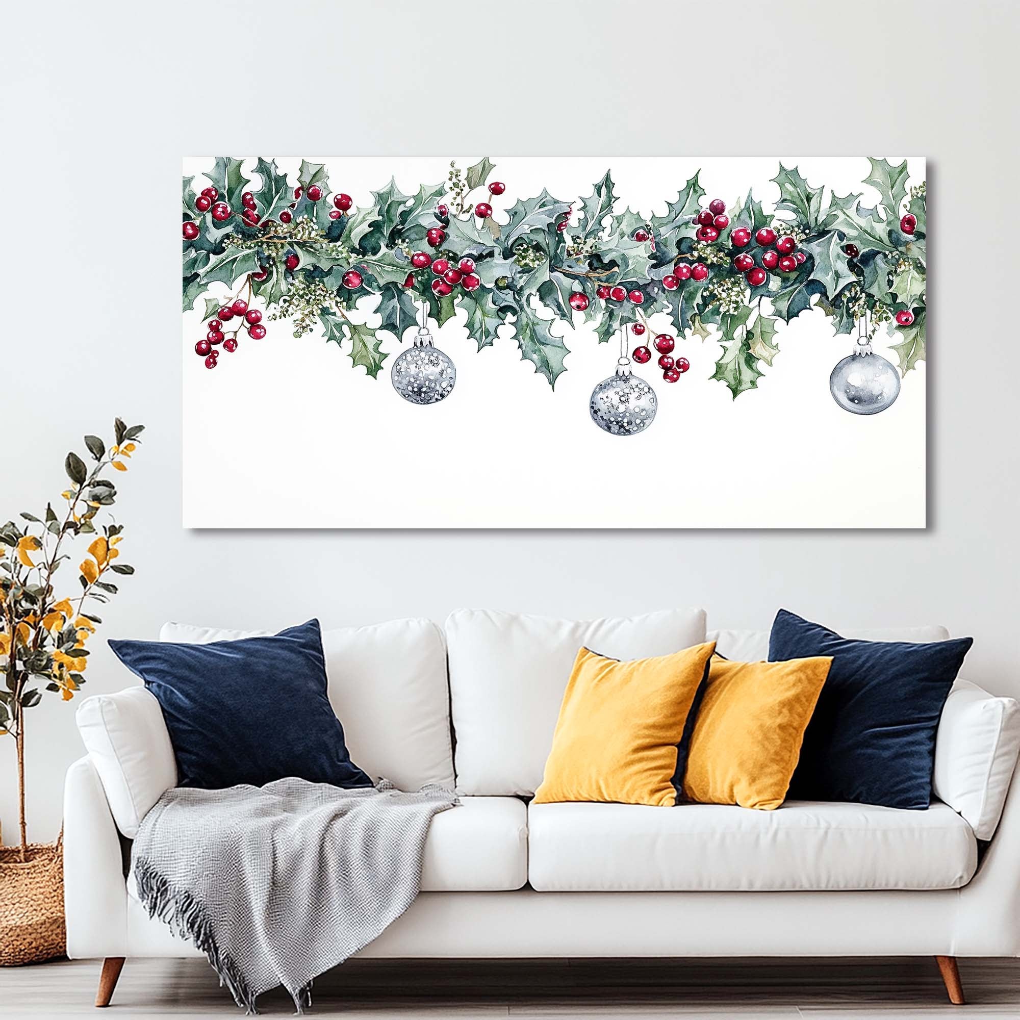 Cyan Wildlife Nature Wall Art Modern Canvas Painting Prints Artwork Office Hallway Bedroom Living Room Decor