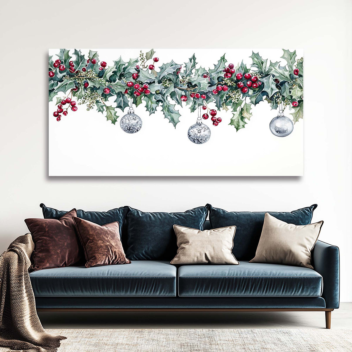 Cyan Wildlife Nature Wall Art Modern Canvas Painting Prints Artwork Office Hallway Bedroom Living Room Decor