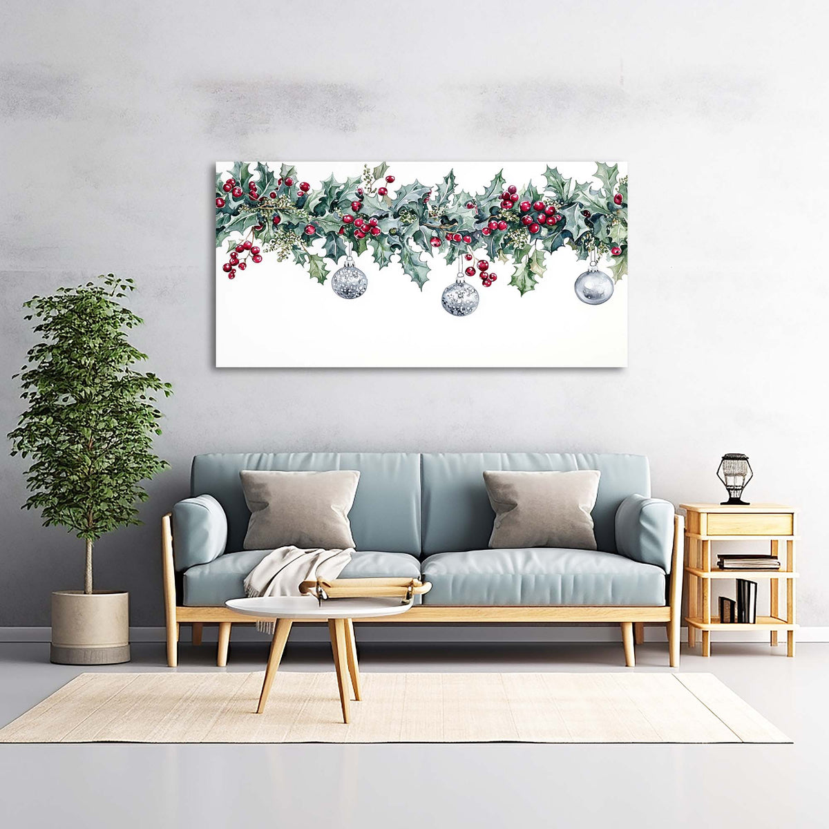 Cyan Wildlife Nature Wall Art Modern Canvas Painting Prints Artwork Office Hallway Bedroom Living Room Decor
