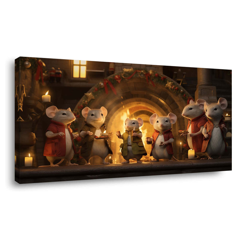 Red Fantasy Fairytale Wall Art Canvas Painting Prints Artwor Office Bedroom Living Room Decor