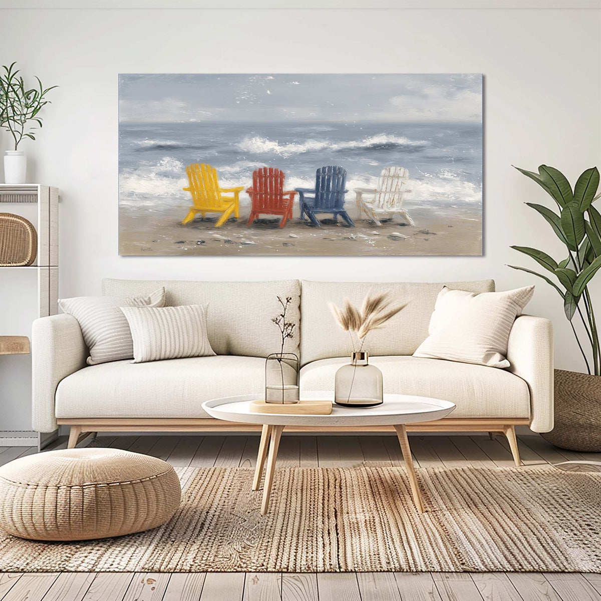 Blue Wildlife Nature Wall Art Modern Canvas Painting Prints Artwork Office Hallway Bedroom Living Room Decor
