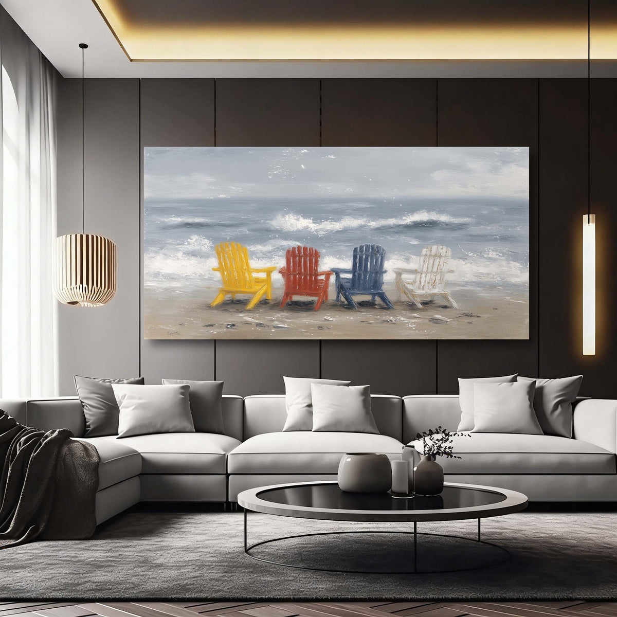 Blue Wildlife Nature Wall Art Modern Canvas Painting Prints Artwork Office Hallway Bedroom Living Room Decor