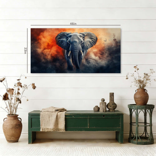 Black Mysterious Horror Wall Art Modern Canvas Painting Prints Artwork Office Hallway Bedroom Living Room Decor