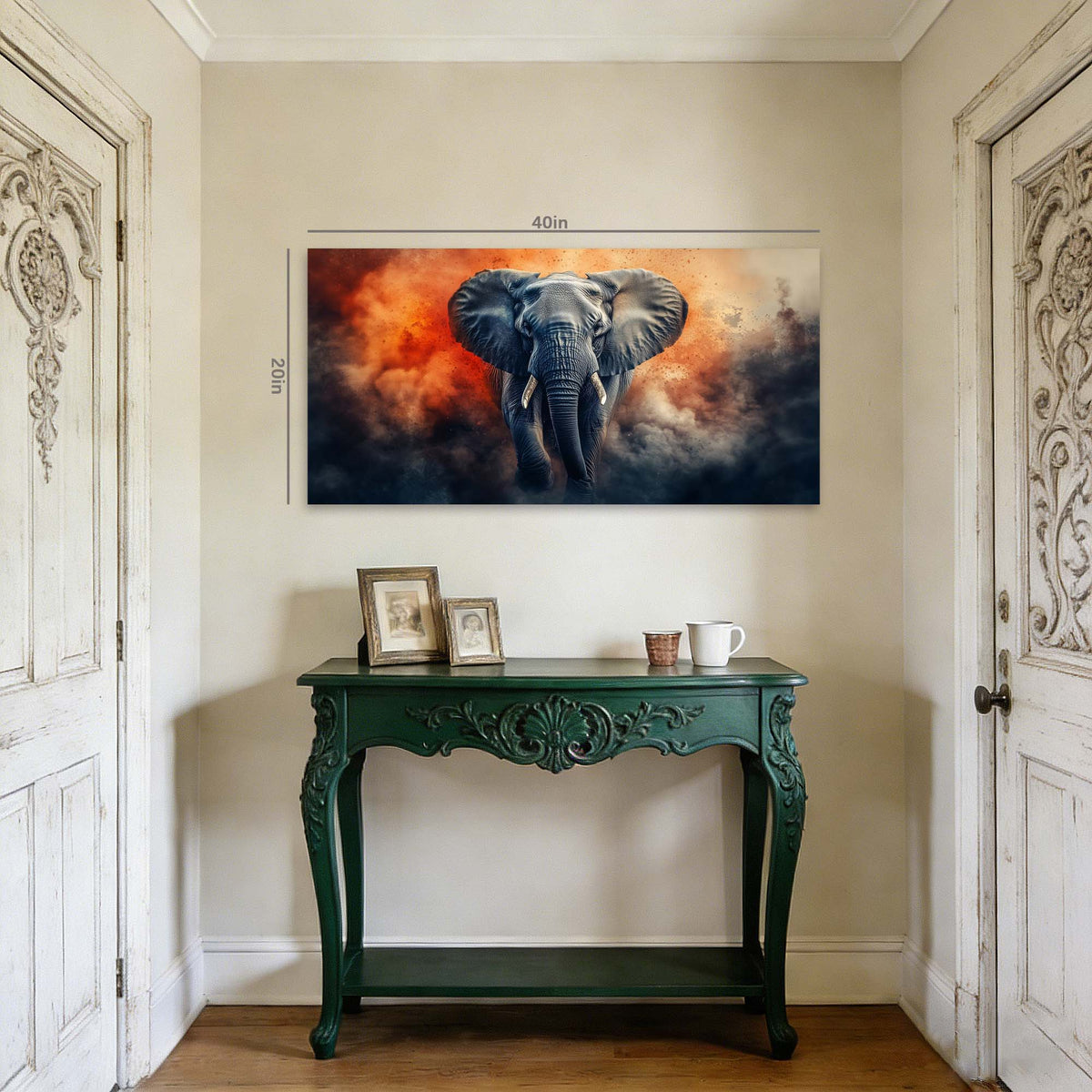 Black Mysterious Horror Wall Art Modern Canvas Painting Prints Artwork Office Hallway Bedroom Living Room Decor