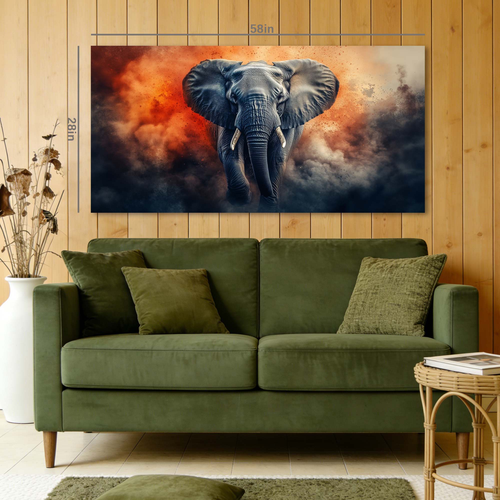 Black Mysterious Horror Wall Art Modern Canvas Painting Prints Artwork Office Hallway Bedroom Living Room Decor