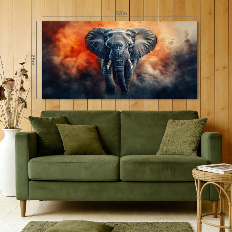 Black Mysterious Horror Wall Art Modern Canvas Painting Prints Artwork Office Hallway Bedroom Living Room Decor