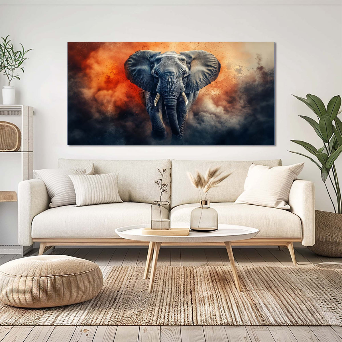 Black Mysterious Horror Wall Art Modern Canvas Painting Prints Artwork Office Hallway Bedroom Living Room Decor