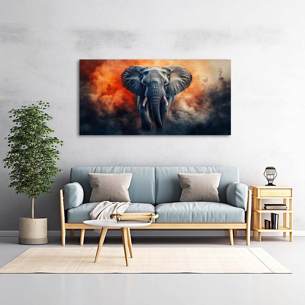 Black Mysterious Horror Wall Art Modern Canvas Painting Prints Artwork Office Hallway Bedroom Living Room Decor