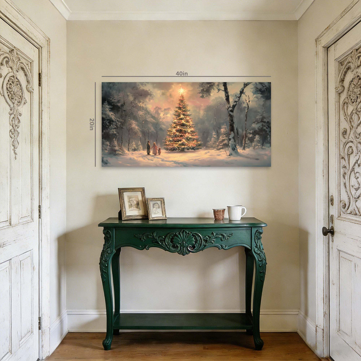 White Wildlife Nature Canvas Wall Art for Living Room Prints Artwork Bedroom Office Decor