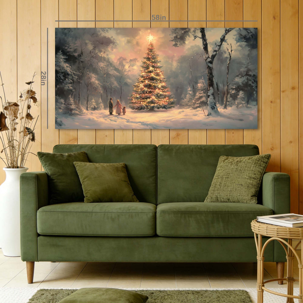 White Wildlife Nature Canvas Wall Art for Living Room Prints Artwork Bedroom Office Decor