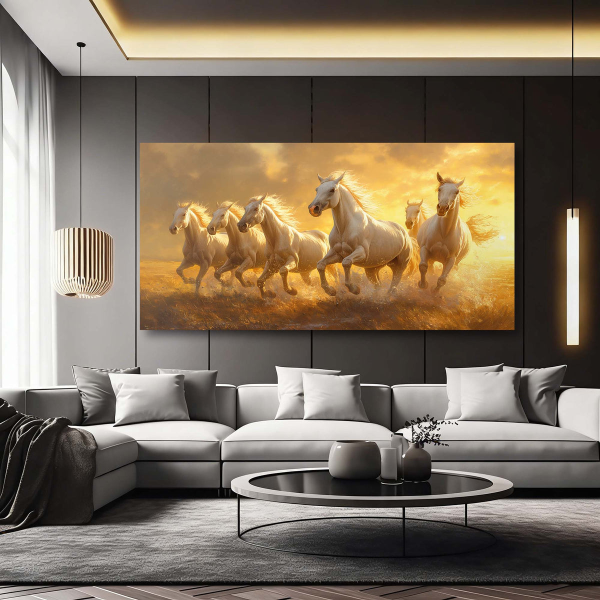 Gold Black and White Abstract Canvas Wall Art for Living Room Prints Artwork Bedroom Office Decor