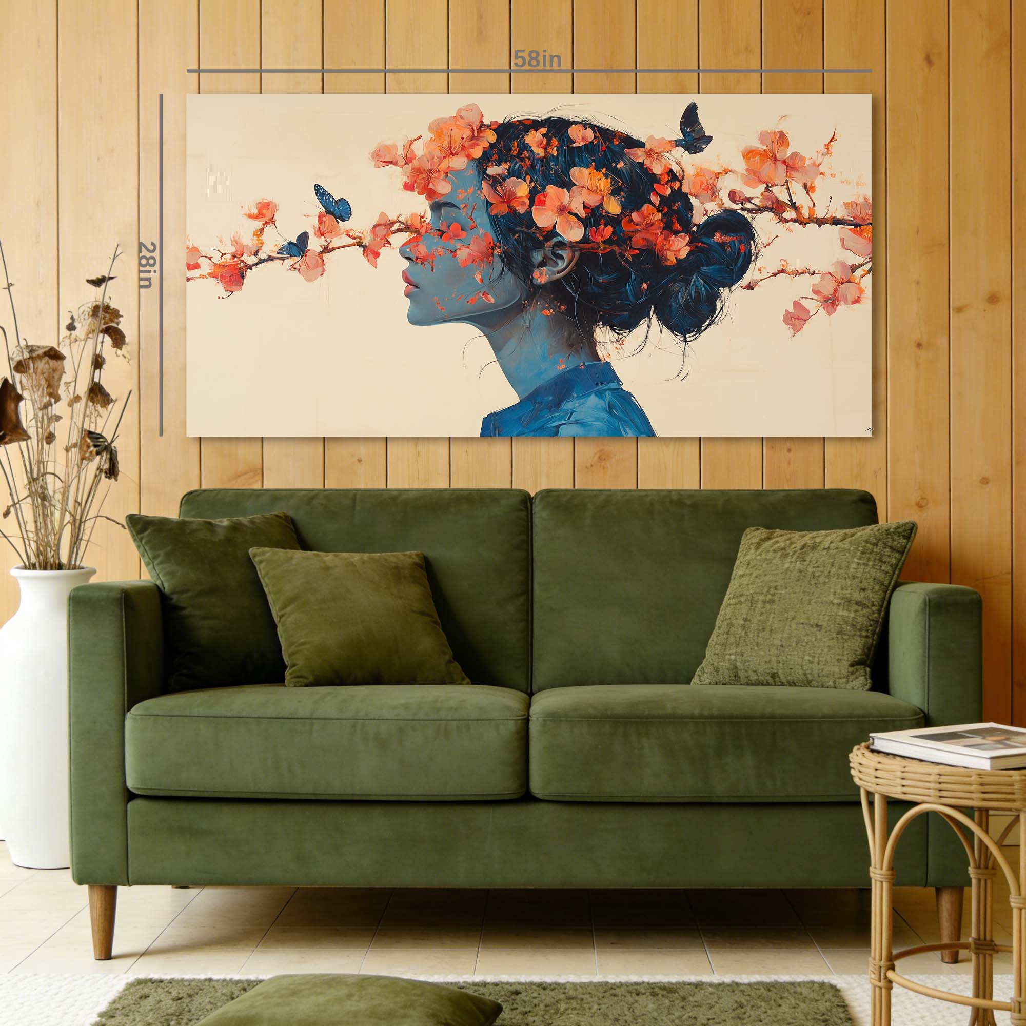 Beige Nature Canvas Wall Art