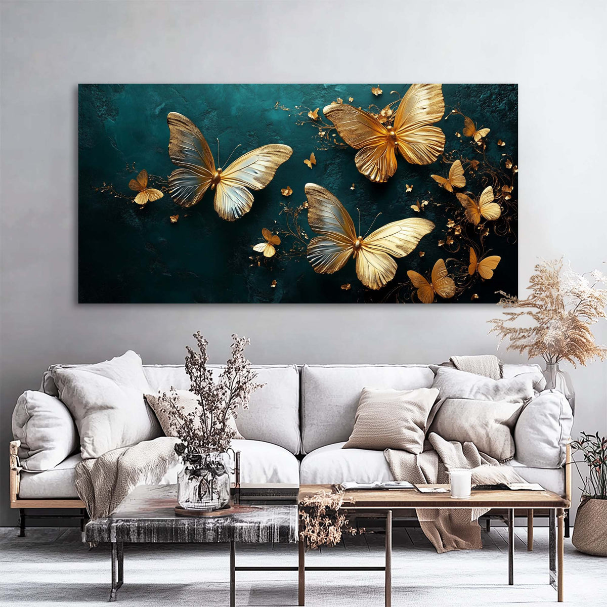 Brown Black and White Abstract Wall Art Modern Canvas Painting Prints Artwork Office Hallway Bedroom Living Room Decor