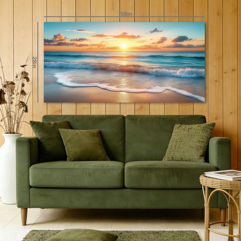 Blue Wildlife Nature Canvas Wall Art for Living Room Prints Artwork Bedroom Office Decor