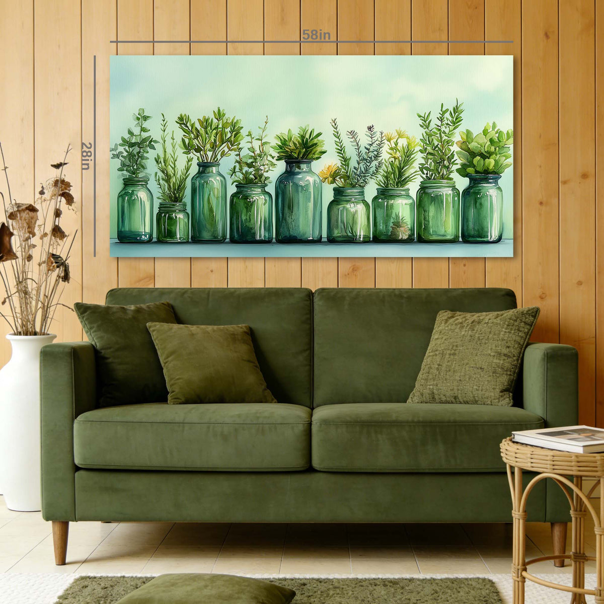 White Wildlife Nature Wall Art Canvas Painting Prints Artwor Office Bedroom Living Room Decor