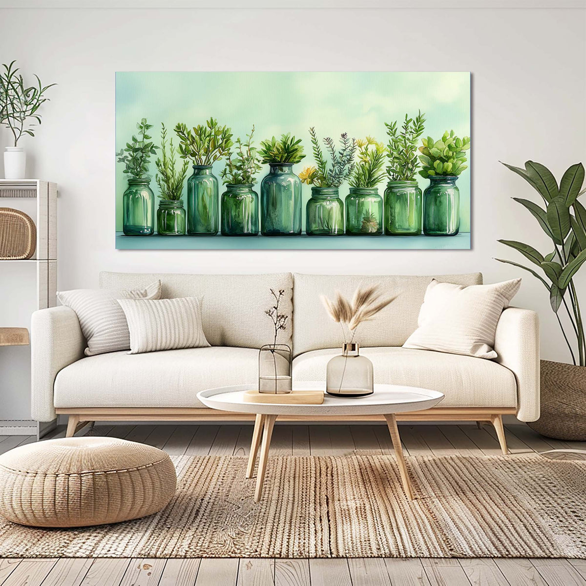 White Wildlife Nature Wall Art Canvas Painting Prints Artwor Office Bedroom Living Room Decor