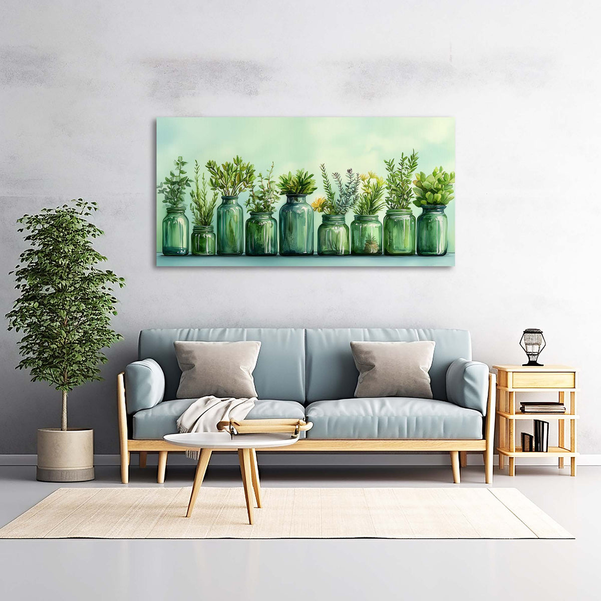 White Wildlife Nature Wall Art Canvas Painting Prints Artwor Office Bedroom Living Room Decor