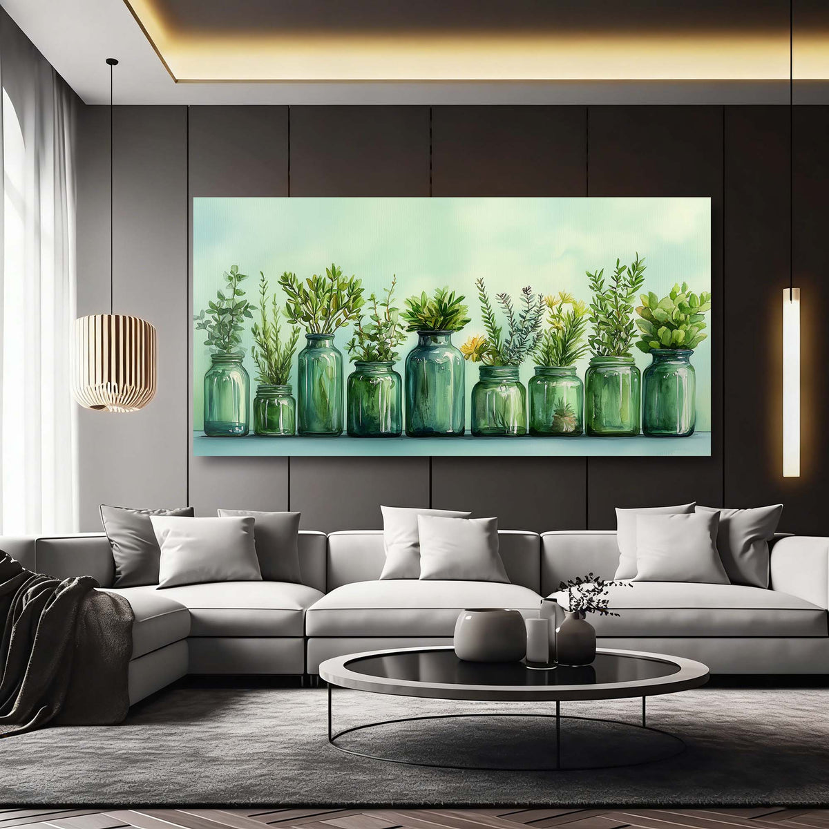 White Wildlife Nature Wall Art Canvas Painting Prints Artwor Office Bedroom Living Room Decor