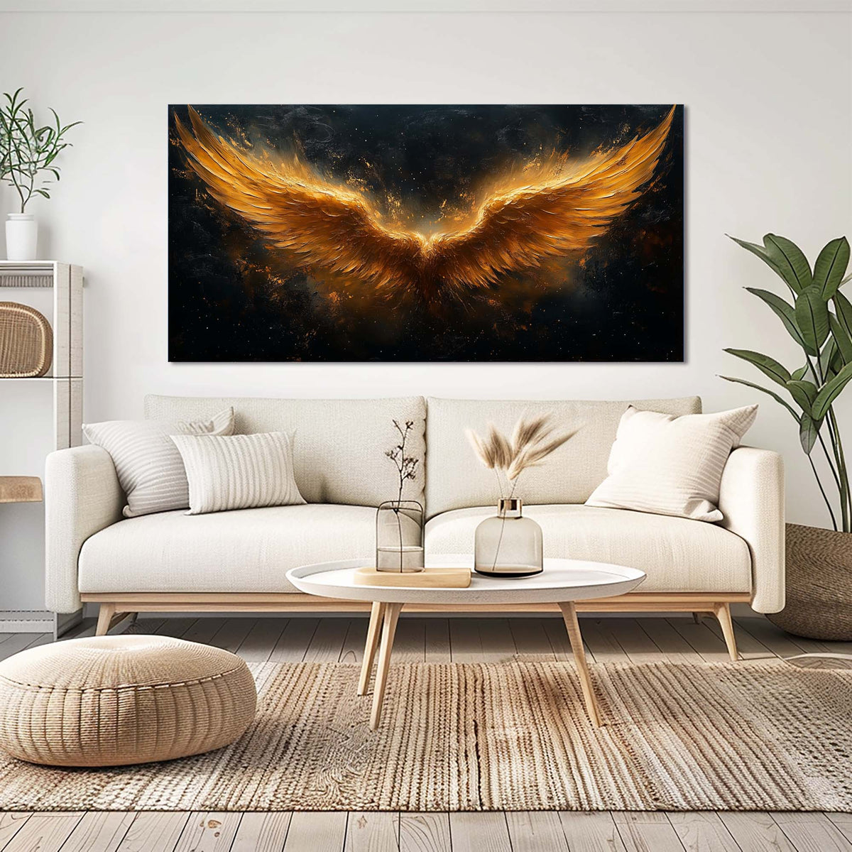 Black Mysterious Horror Wall Art Modern Canvas Painting Prints Artwork Office Hallway Bedroom Living Room Decor
