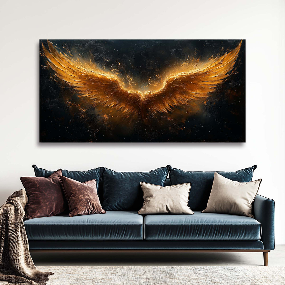 Black Mysterious Horror Wall Art Modern Canvas Painting Prints Artwork Office Hallway Bedroom Living Room Decor