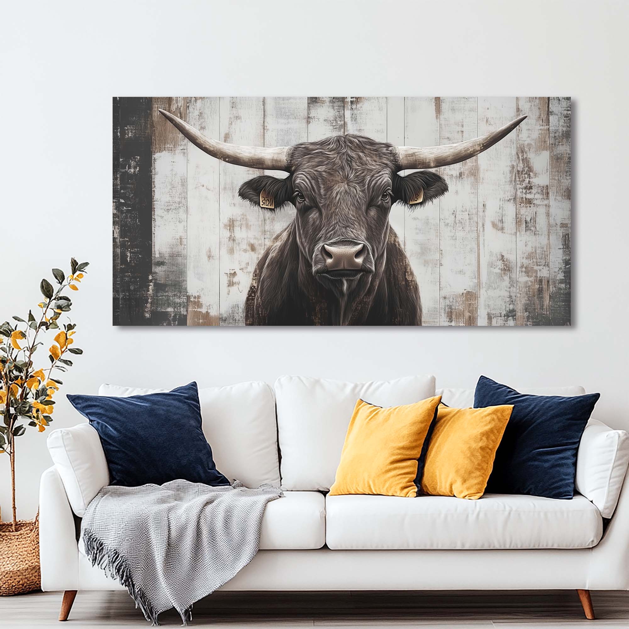 Brown Rustic Vintage Wall Art for Living Room Canvas Painting Prints Artwork Family Bedroom Office Decor