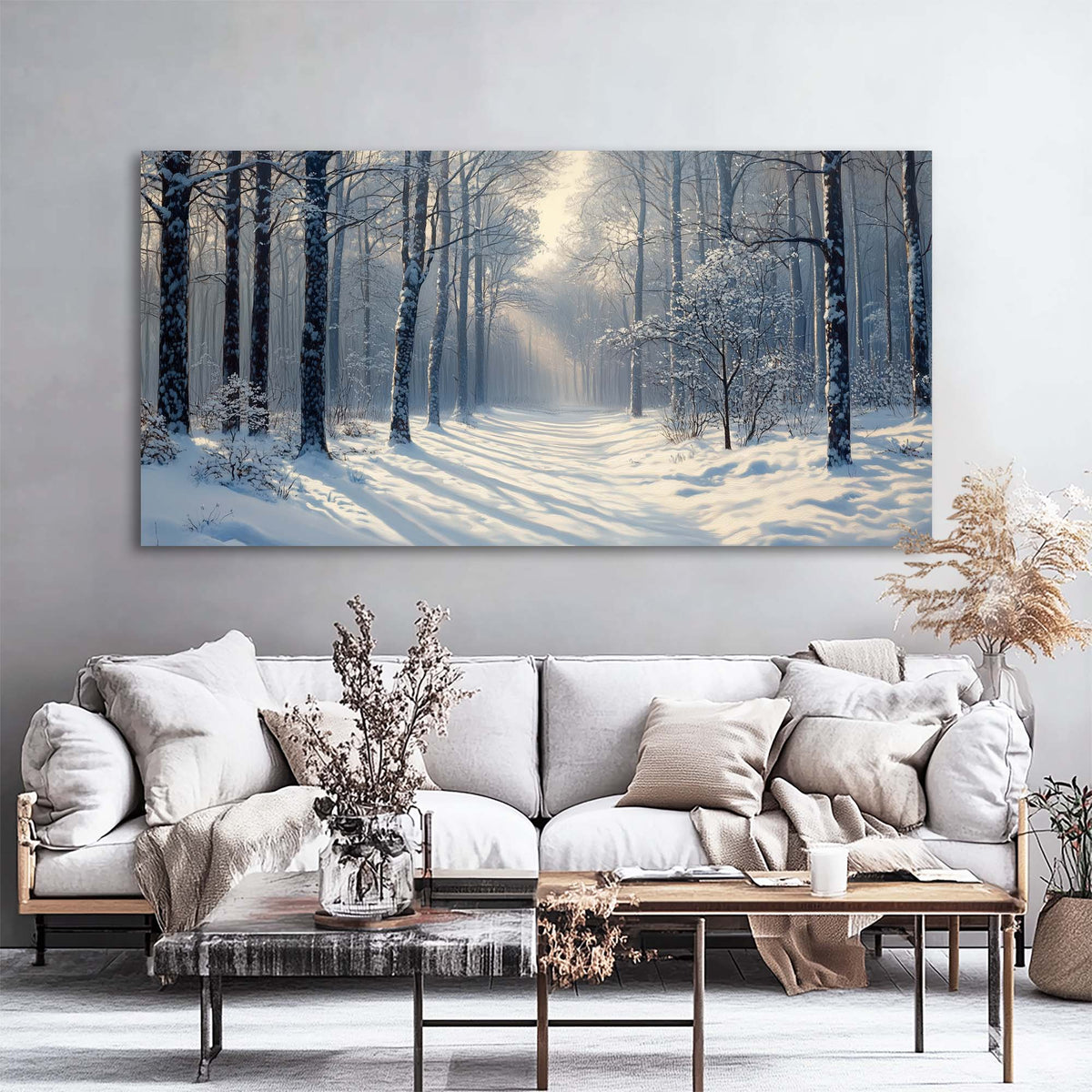 Red Mysterious Nature Wall Art Modern Canvas Painting Prints Artwork Office Hallway Bedroom Living Room Decor