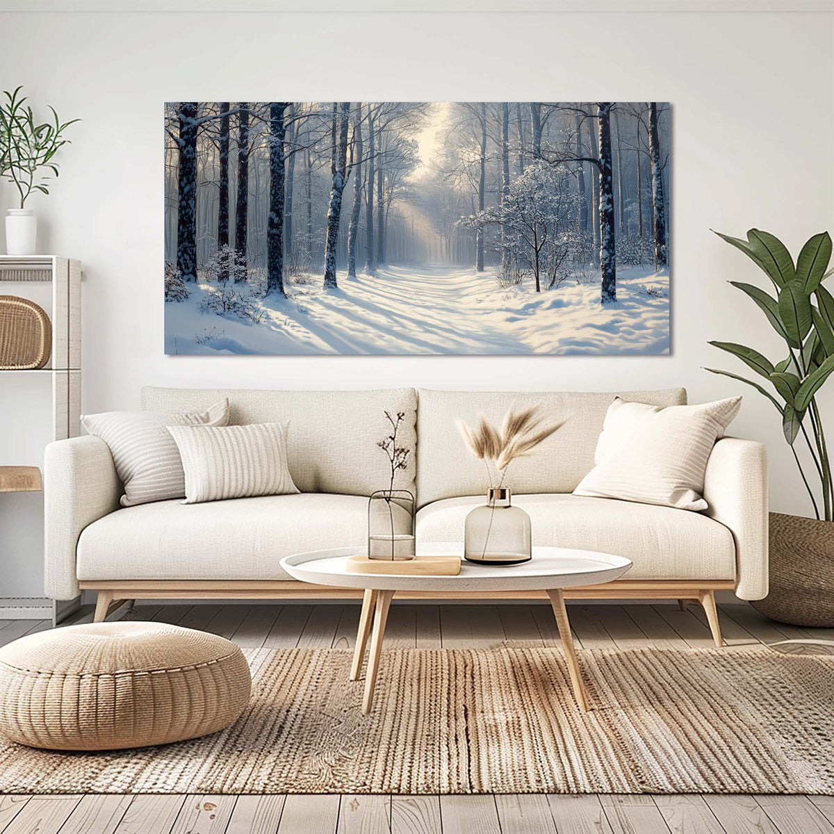Red Mysterious Nature Wall Art Modern Canvas Painting Prints Artwork Office Hallway Bedroom Living Room Decor