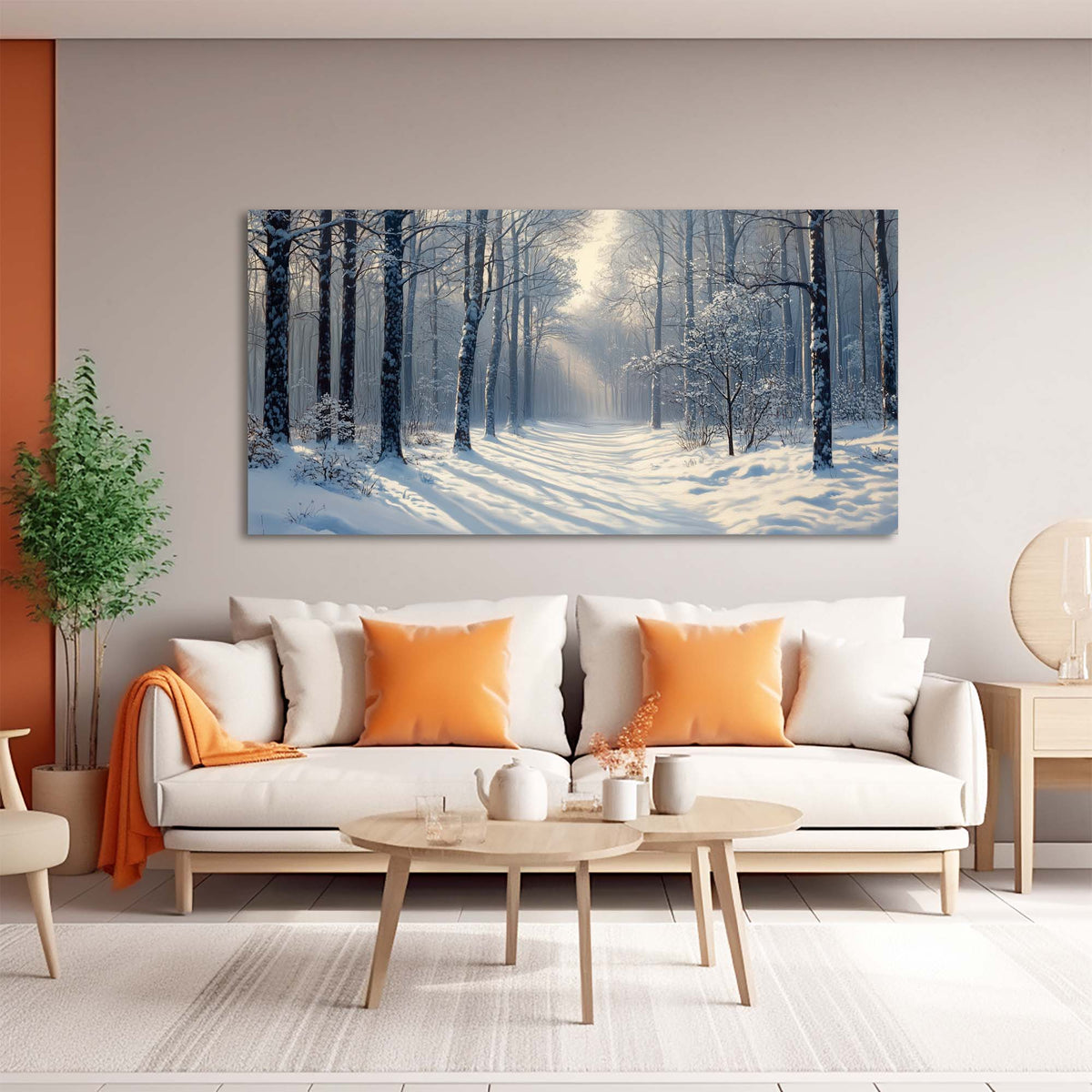 Red Mysterious Nature Wall Art Modern Canvas Painting Prints Artwork Office Hallway Bedroom Living Room Decor