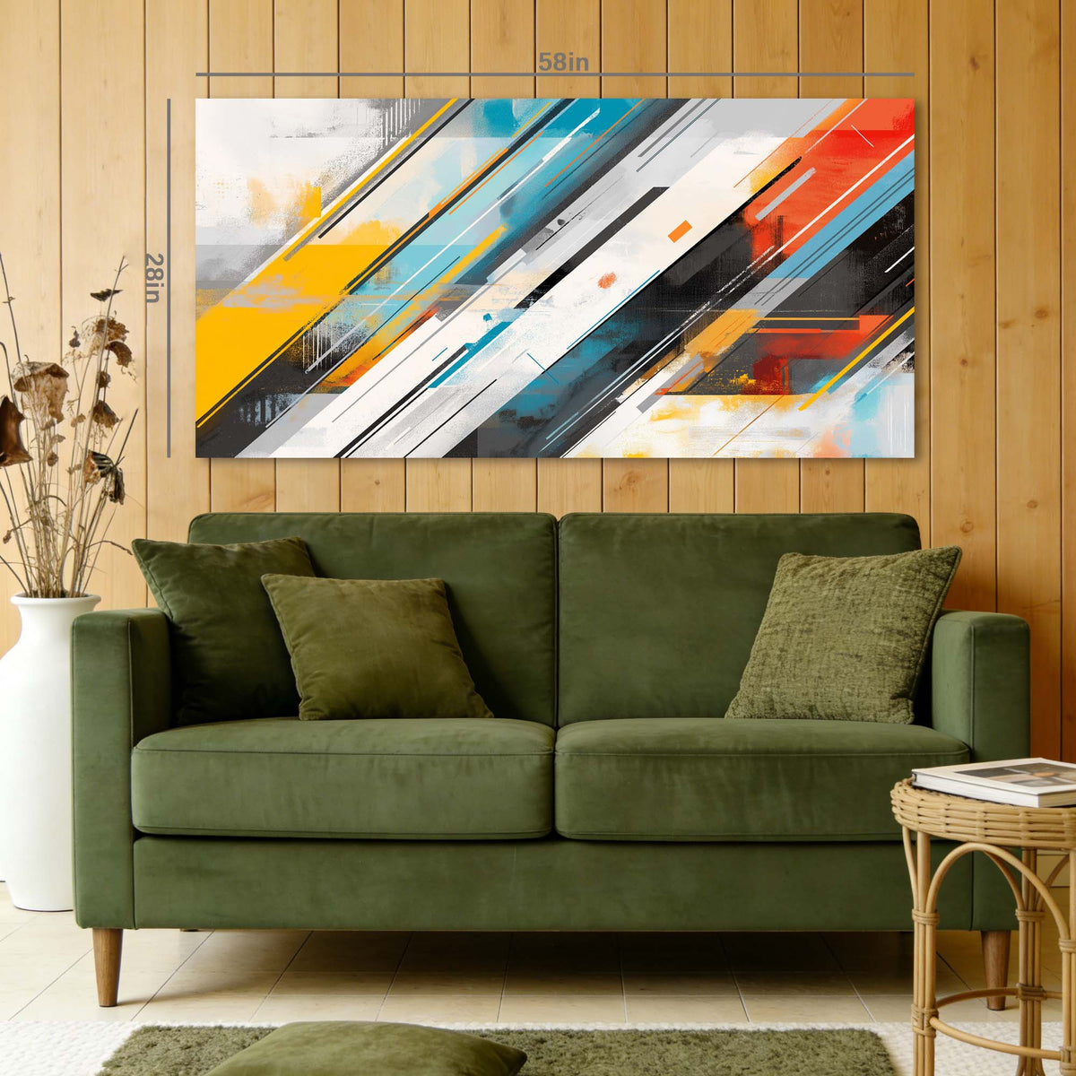 Black Black and White Abstract Wall Art Modern Canvas Painting Prints Artwork Office Hallway Bedroom Living Room Decor