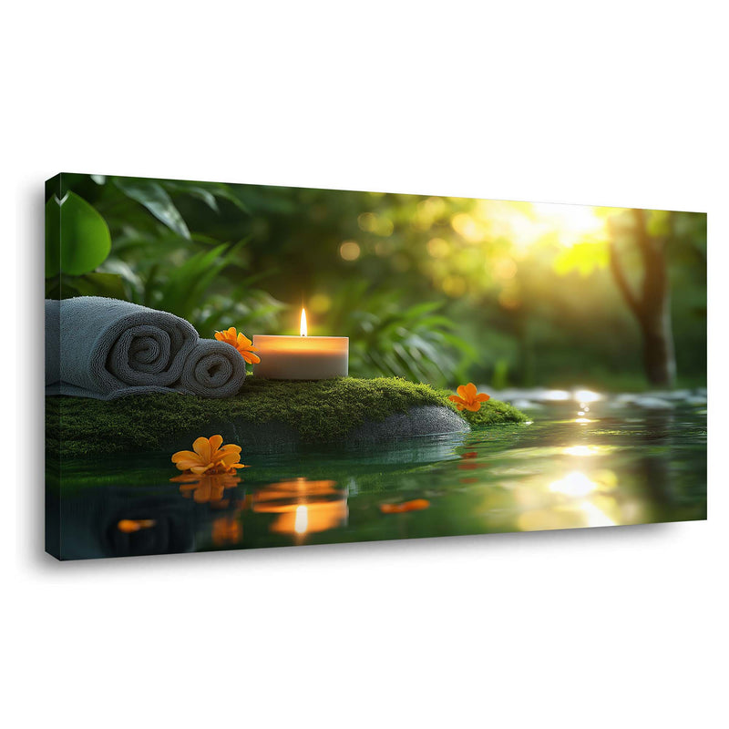 Cyan Wildlife Nature Wall Art Canvas Painting Prints Artwor Office Bedroom Living Room Decor