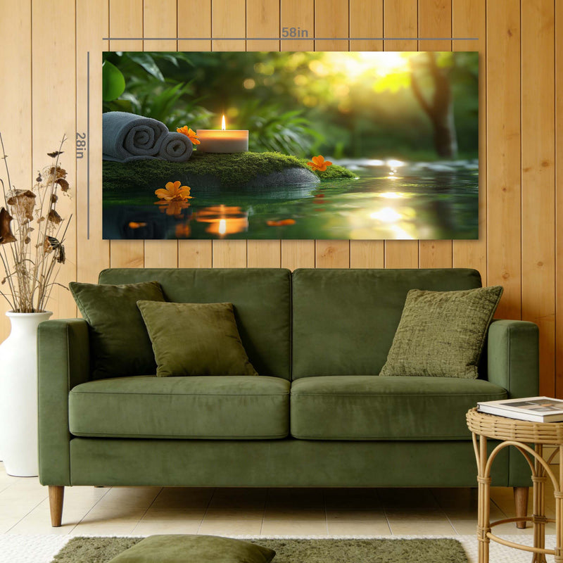 Cyan Wildlife Nature Wall Art Canvas Painting Prints Artwor Office Bedroom Living Room Decor