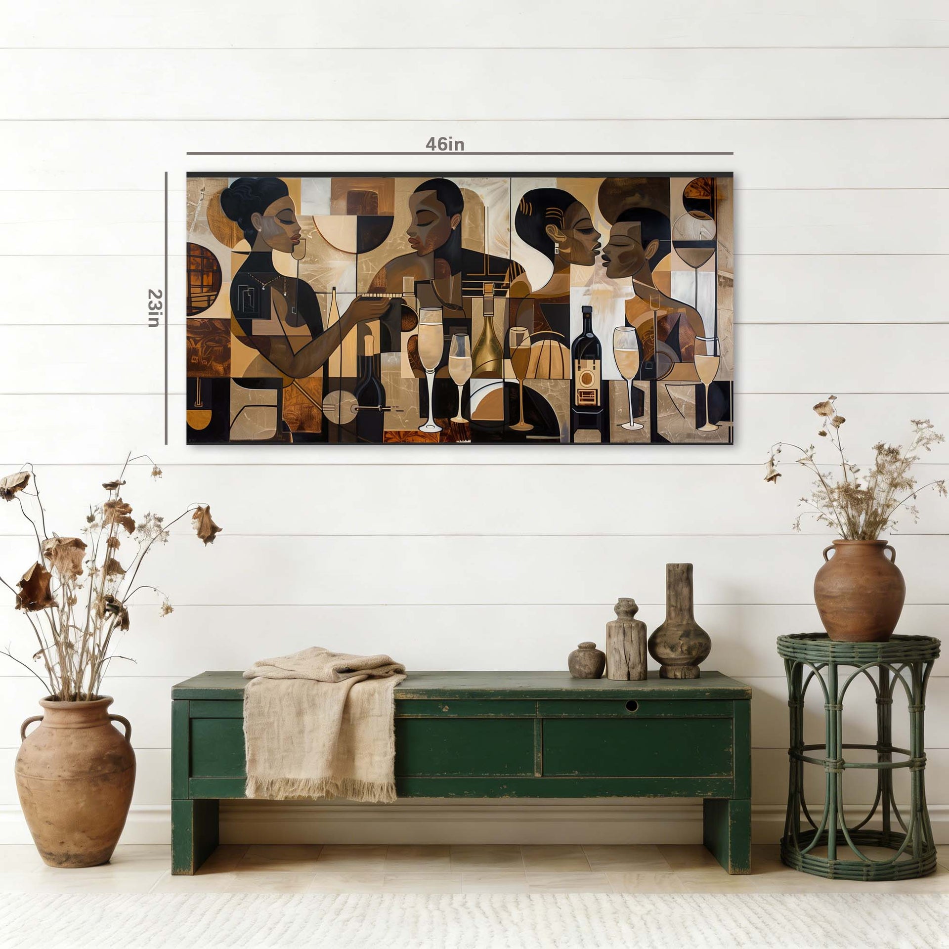 Black Black and White Abstract Wall Art for Living Room Canvas Painting Prints Artwork Family Bedroom Office Decor