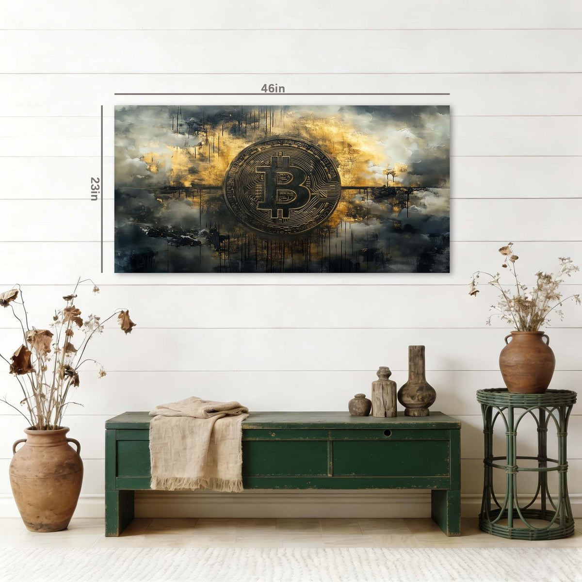 White Nature Wall Art for Living Room Canvas Painting Prints Art Deco Artwork Office Bedroom Decor