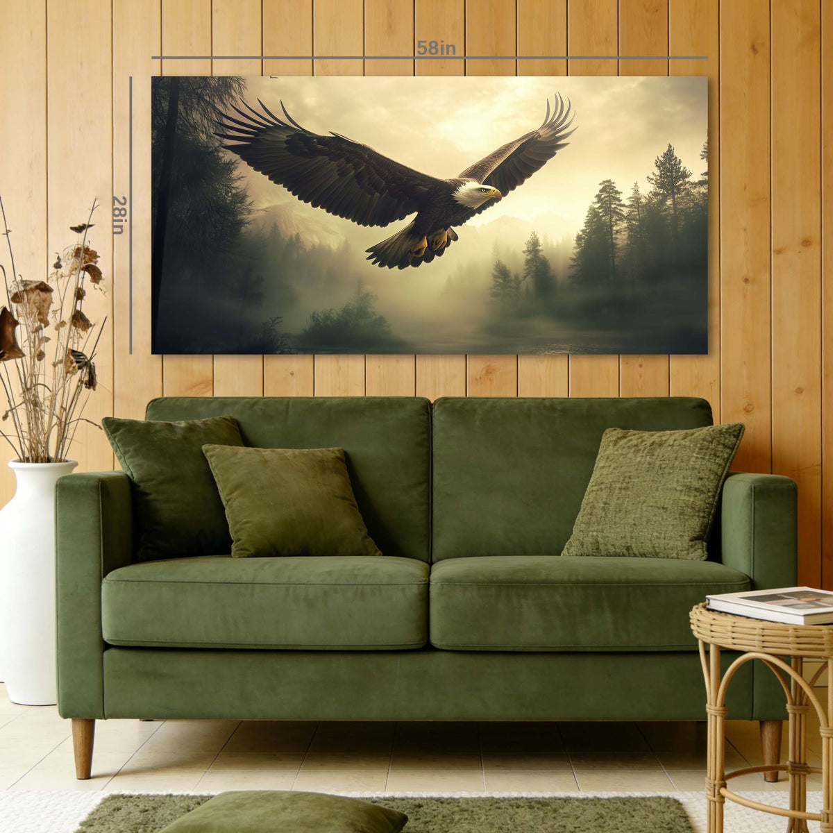 Red Mysterious Nature Wall Art Canvas Painting Prints Artwor Office Bedroom Living Room Decor