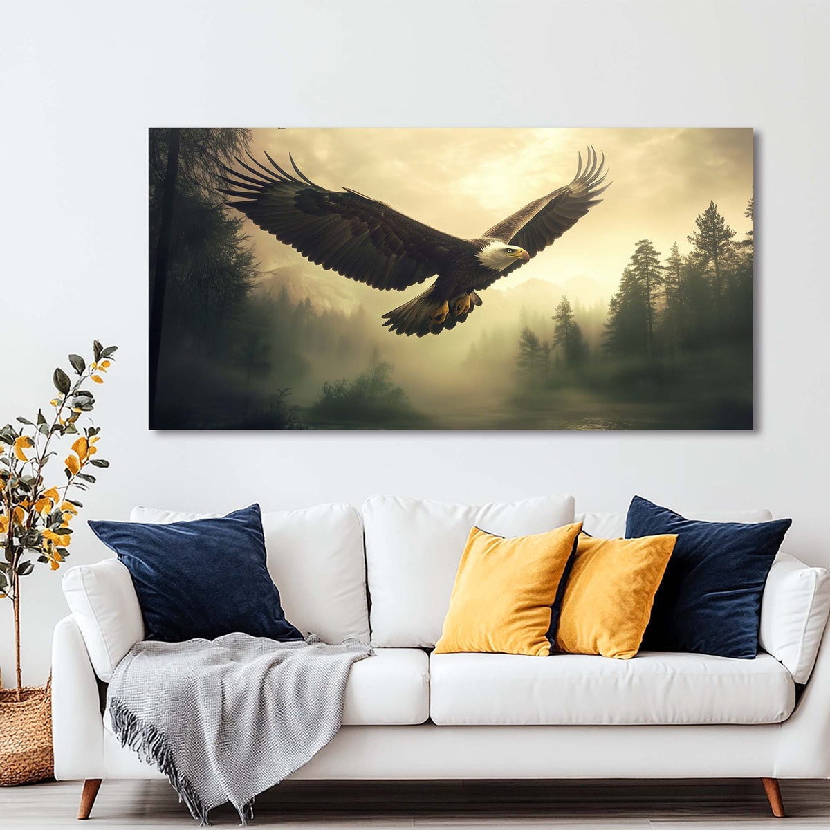 Red Mysterious Nature Wall Art Canvas Painting Prints Artwor Office Bedroom Living Room Decor
