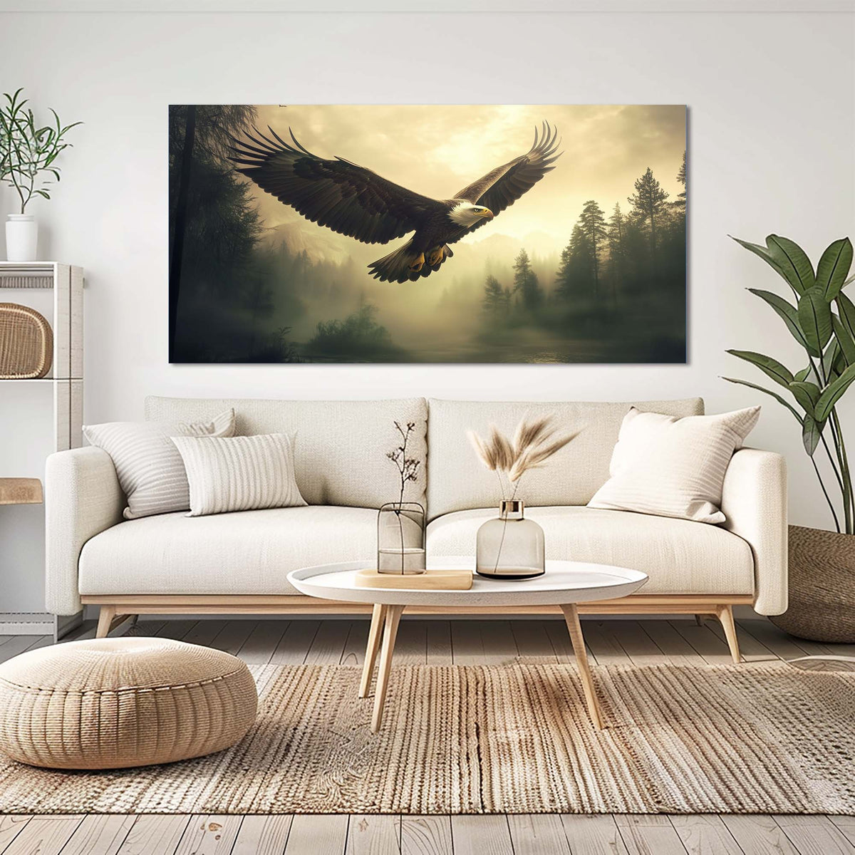 Red Mysterious Nature Wall Art Canvas Painting Prints Artwor Office Bedroom Living Room Decor