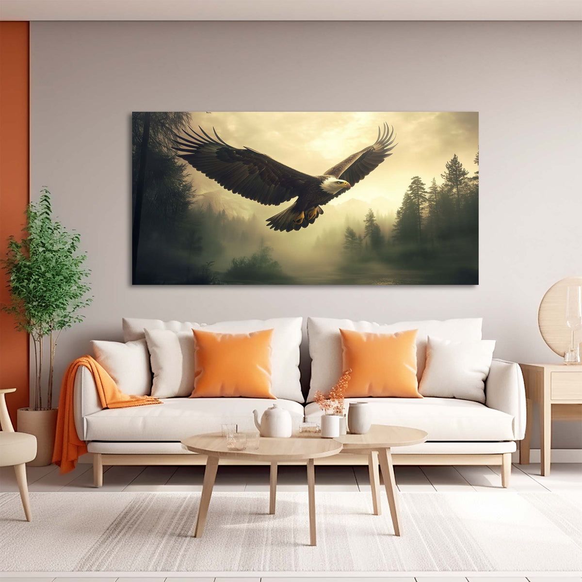 Red Mysterious Nature Wall Art Canvas Painting Prints Artwor Office Bedroom Living Room Decor