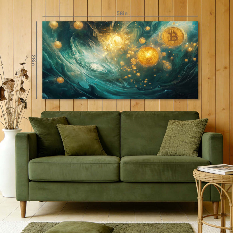 Red Mysterious Horror Wall Art Canvas Painting Prints Artwor Office Bedroom Living Room Decor