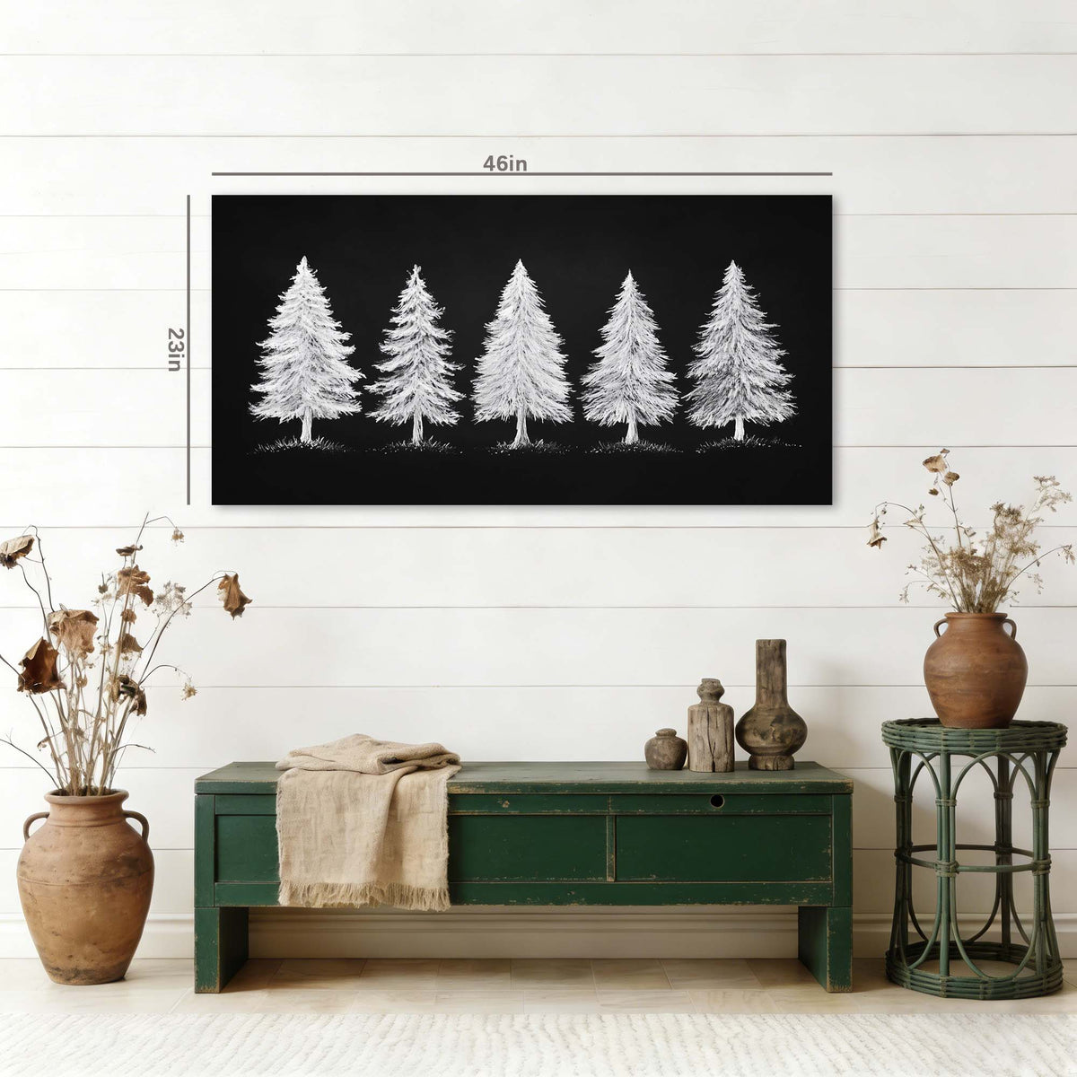 White Nature Wall Art Paintings Print Canvas Painting Prints Modern Artwork Office Living Room Over the Couch Bedroom Decor