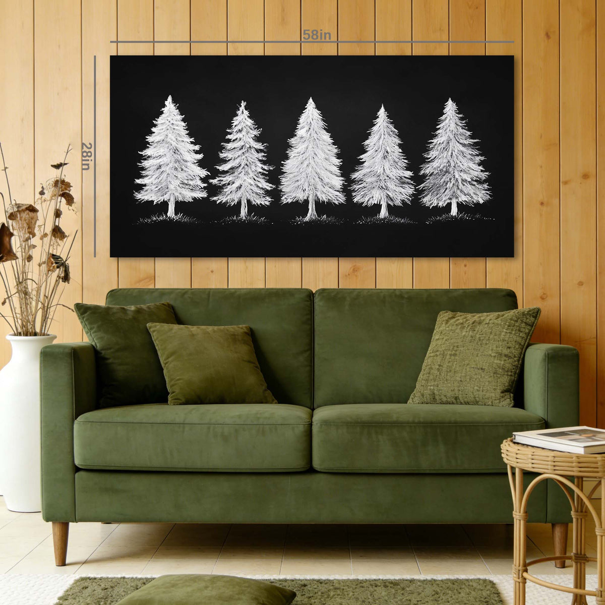 White Nature Wall Art Paintings Print Canvas Painting Prints Modern Artwork Office Living Room Over the Couch Bedroom Decor
