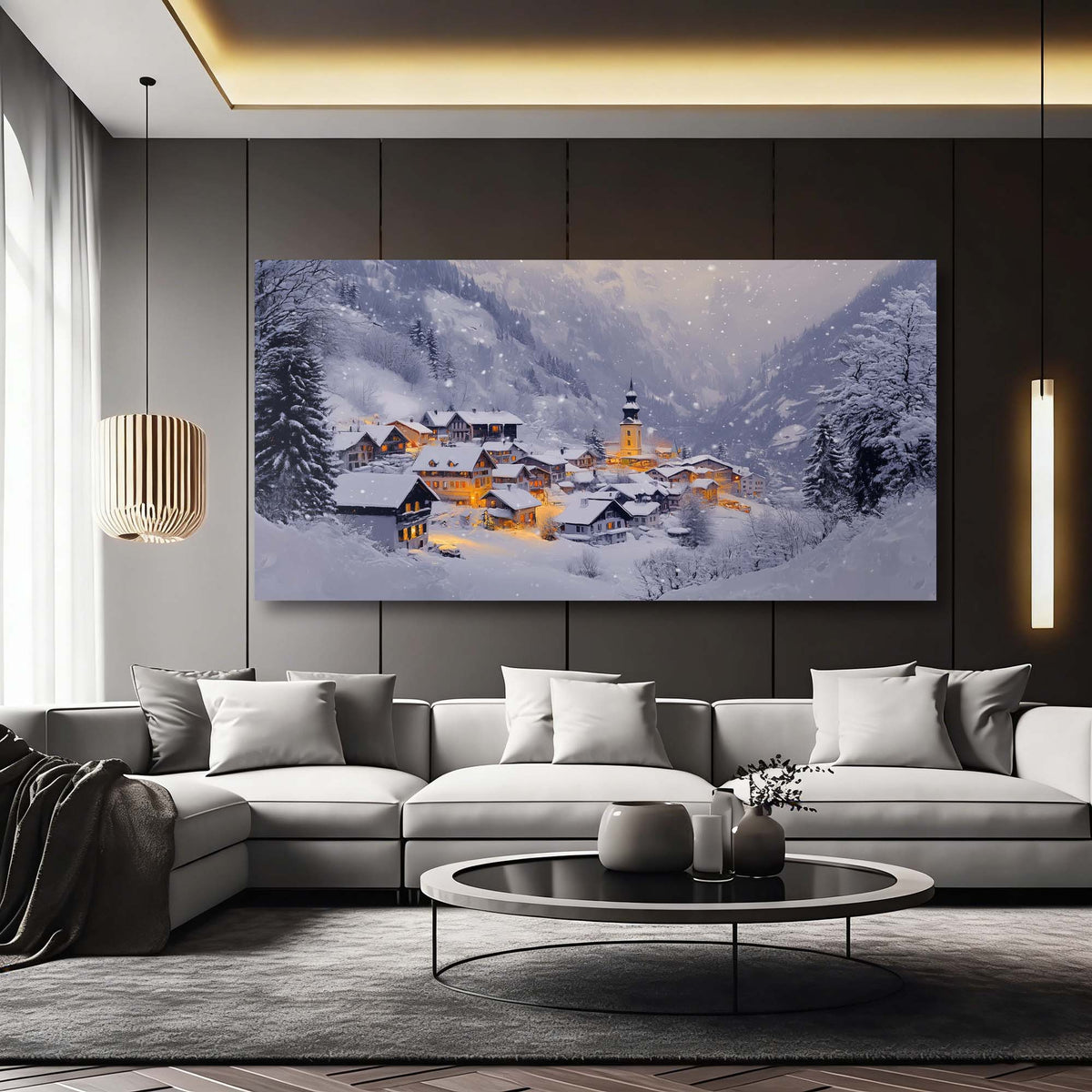 Black Wildlife Nature Wall Art for Living Room Canvas Painting Prints Artwork Family Bedroom Office Decor