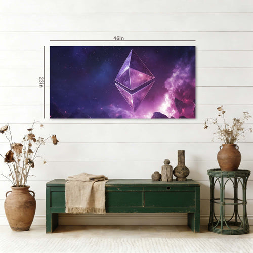 Blue Mysterious Horror Wall Art Modern Canvas Painting Prints Artwork Office Hallway Bedroom Living Room Decor